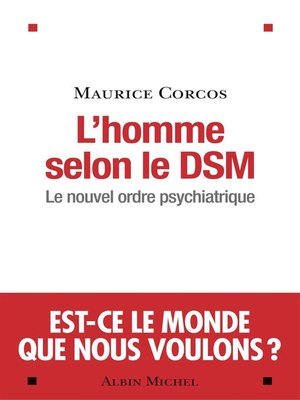 cover image of L'Homme selon le DSM